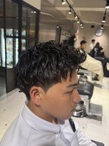 フランクスバーバーザスタンド(Frank’s barber the stand)&nbsp;アップバングピンパーマS