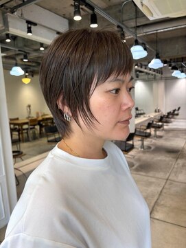 ダンボ(DUMBO) 【yosuke】ベリーショート/ショートヘア/オリーブカラー