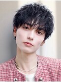 フェザーパーマフェザーショート毛流れセンターパート韓国ヘア