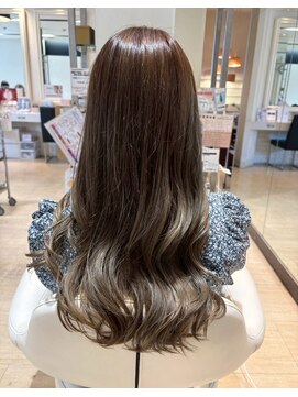 ウィル 都島店(WiLL) 20代30代40代大人可愛い艶感グレージュブラウン（７）