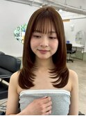 レイヤーカット/シャギー/マロンベージュ/髪質改善/バイカルテ1