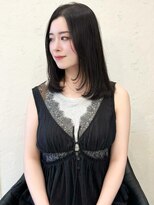 セルカ 新宿(CERCA)&nbsp;新宿韓国風ミディアムレイヤー黒髪/CERCA新宿
