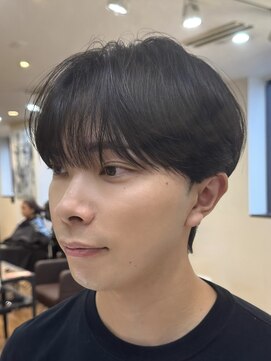 ノラキチジョウジ(NORA KICHIJOJI) シースルーマッシュフェザーショートダウンパーマカルマパーマ