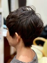 美容室ヒラトヤ 都南店&nbsp;大人キレイ小顔ショート☆ウェーブショート×アッシュブラウン