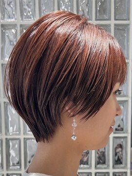 テクネ 天神大名(techne) 天神大名今泉ショート小顔くびれレイヤー韓国風艶感透明感ヘア