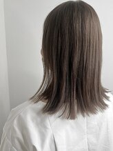 インセンス 用賀店(insence)&nbsp;切りっぱなし/グレージュ/透明感カラー/ストレート