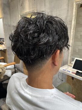 パダ(PADA) メンズツーブロマッシュ/ミックスパーマ