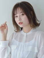 バトン(baton)&nbsp;大人ガーリー/似合わせカット/ダークアッシュ/ココアベージュ/45