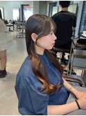 梅田/クラゲヘアー/オリーブグレー/小顔/ココアベージュ