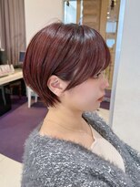 ハピネス 河原町店(Happiness)&nbsp;暖色カラー　小顔ショート　京都美容室　進詩織