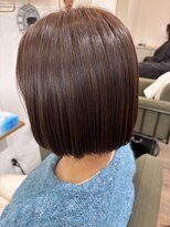 ヘアーウィンクルム(HAIR VINCULUM)&nbsp;つるZEROカラー×ミニボブ