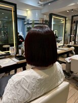 ジュイール(jouir)&nbsp;三鷹白髪ぼかしハイライトショートボブウルフショートカット韓国