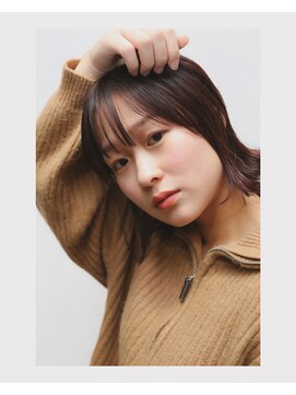 シー バイ ジョイ(SEE BY JOIE) 透け感ブラウン韓国ミニボブ