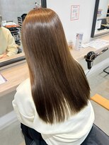 カシータヘアー(Casita hair)&nbsp;艶髪ブラウン/ストレート/髪質改善/ロング