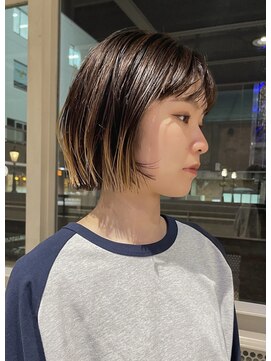 モリオ フロム ロンドン サッポロファクトリー店(morio FROM LONDON) morio札幌 レイヤーボブ 札幌ボブ デザインカラー