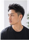 大人/ツーブロック/ショート/アップバング/ビジネスマン