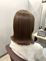 カミエ(kamie)&nbsp;ブラウンミディアム × 透け感カラーで大人っぽく