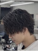 縦落ちツイストスパイラルセンターパート