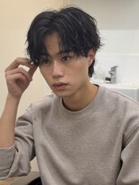 エス 新宿(es.)&nbsp;センターパート/シャドウパーマ[新宿/メンズ/men's]