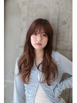 ピズムハク(PISM hak)&nbsp;ニュアンスカール/上品/ゆる巻きロング/韓国風レイヤーカット