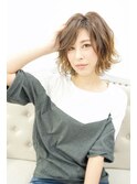 柔らかふんわりボブ