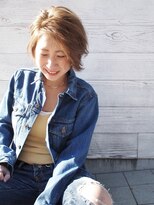 テラバイアフロートシーグラスコテージ (terra by afloat SEAGLASS COTTAGE) ハイトーン攻めショートボブ テラバイアフロート松子 二子玉川