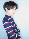 【morio池袋】黒髪大人可愛いマッシュショート