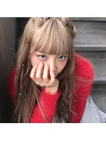 カキーン(cakeen)&nbsp;ナチュラルハイトーンミルクベージュ×お呼ばれアレンジスタイル