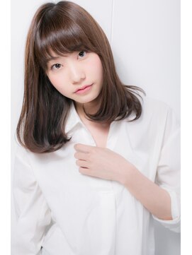 ジャストヘア ラポール 北久里浜店(just hair RAPPOR) 艶ツヤナチュラルストレート 愛されブラウンヘアカラー