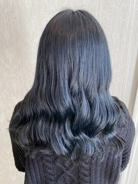 ヘアスタジオ アルス 御池店(hair Studio A.R.S) ブルーブラック#くすみブルー