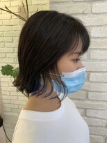 ロンド 表参道店(Lond)&nbsp;【Ｌond倉崎涼】可愛いインナーカラーブルー