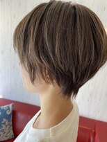 ヴィックス クリスタル(VIC’S crystal) 【VICS川口】小顔ショート×オリーブカラー×大人可愛い