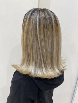 クレア本厚木(CREA) [Chii] バレイヤージュ風　ロイヤルミルキーベージュ