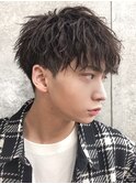 ツーブロック刈り上げ ツイスト 安里くんサイド