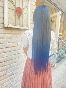 ボヌールヘア(BONHEURHAIR) ネイビーグラデーション