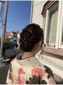 卒業式まとめ髪
