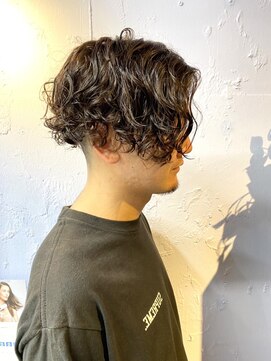 ヘアサロン ラムー 上石神井(ramuuu.) 大人センターパートメンズスパイラルパーマ