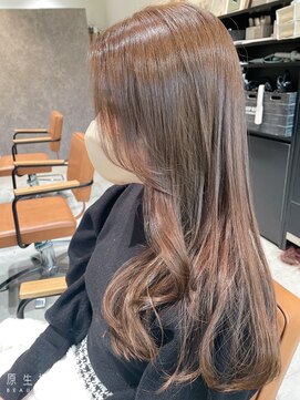 ヘアー ミッション 心斎橋店(hair Mission) ブラウン系・ロングスタイル