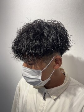 サップ 茨木店(Sup) ショートマッシュ×波巻きスパイラルパーマ