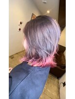 エルエーデイジー(LA DAISIE)&nbsp;ピンク×裾カラー