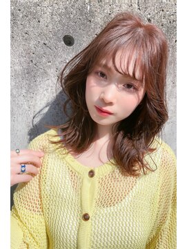 モコ(MOCO) 【MOCO hair natural琴似】顔周りレイヤー×美人ワンホンミディ
