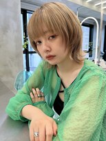 ロンドルーチェ 心斎橋(Lond luce)&nbsp;ダークアッシュ/ミディアムレイヤーカット［髪質改善/縮毛矯正］