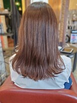 オートゥール(hair room Auteur)&nbsp;20代30代大人かわいいモカベージュナチュラルロブヘアー美肌