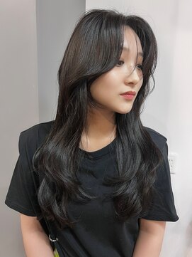 オリジンアド(ORIGIN+) レイヤーカット/韓国ヘア/deep black