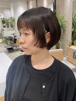 伸ばしかけショートボブ顔まわりレイヤーカット似合わせカット