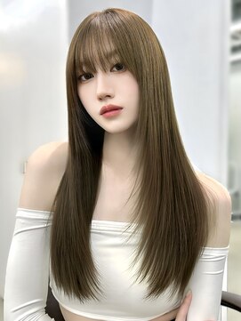 ロンプ(romp) 上品な韓国風シャギーレイヤー 【Satoru】【romp恵比寿】