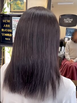 美容室 スピリチュアル ハート(SPIRITUAL HEART) 手で乾かすだけ♪「リクルートブラウンカラー」