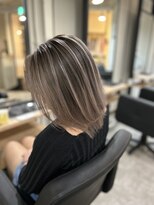 ラフ 難波店(LAFF) #黒髪#ボブルフ#ネビージュ#小顔#ワンレン