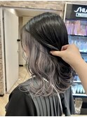ツーブロック×インナーカラー【夏にオススメ楽スタイル】
