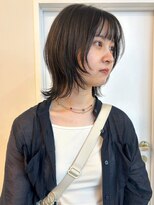 パーク 福岡天神西通り店(parc)&nbsp;ウルフレイヤー　顔周りレイヤー　顔周りカット　外ハネボブ